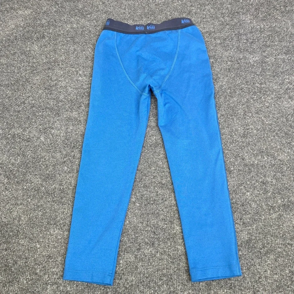 REI Co-op Kids XXSmall 4-5 Blue Base Layer Bottoms Leggings Performance Tights